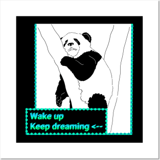 Sleepy Panda Posters and Art